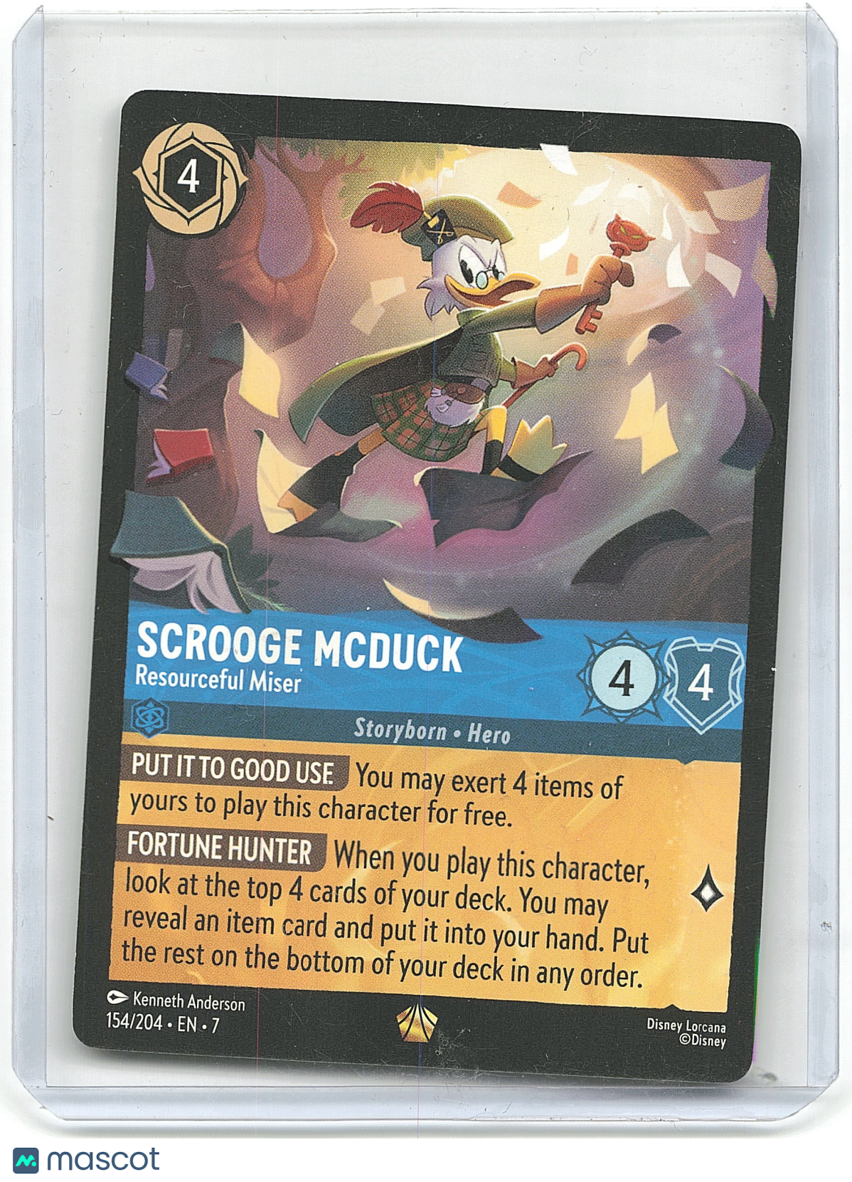 2023 Disney Lorcana Scrooge McDuck #154/204 EN