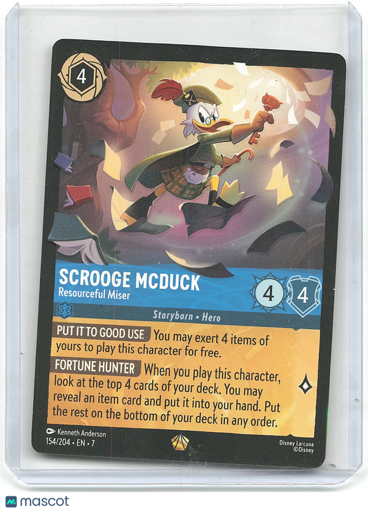 2023 Disney Lorcana Scrooge McDuck #154/204 EN