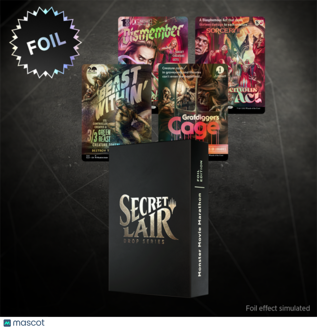 Magic: The Gathering Secret Lair: Drop Monster Movie Marathon (Foil Edition)