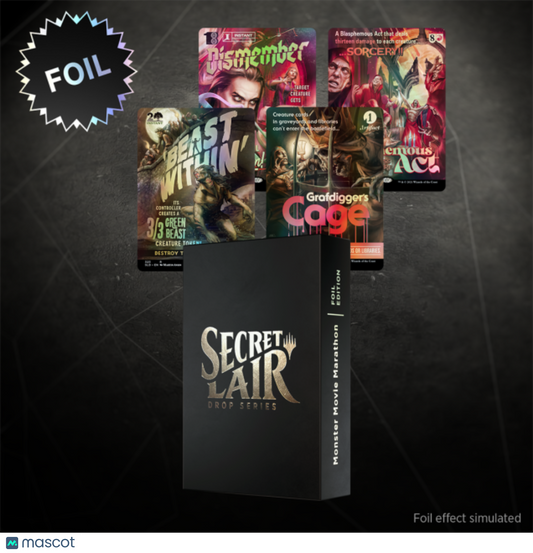 Magic: The Gathering Secret Lair: Drop Monster Movie Marathon (Foil Edition)