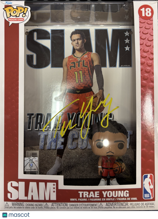 Funko NBA Slam Trae Young #18 (Very Good)  Trae Young Auto