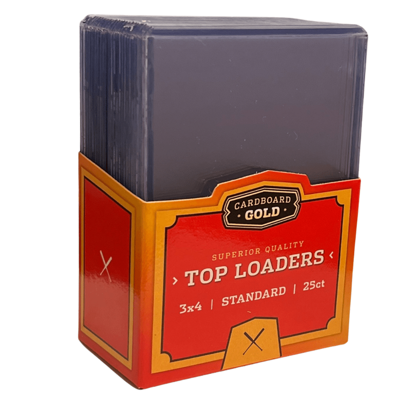 Cardboard Gold Standard 35 Pt. Clear 3" x 4" Toploader 25 ct.