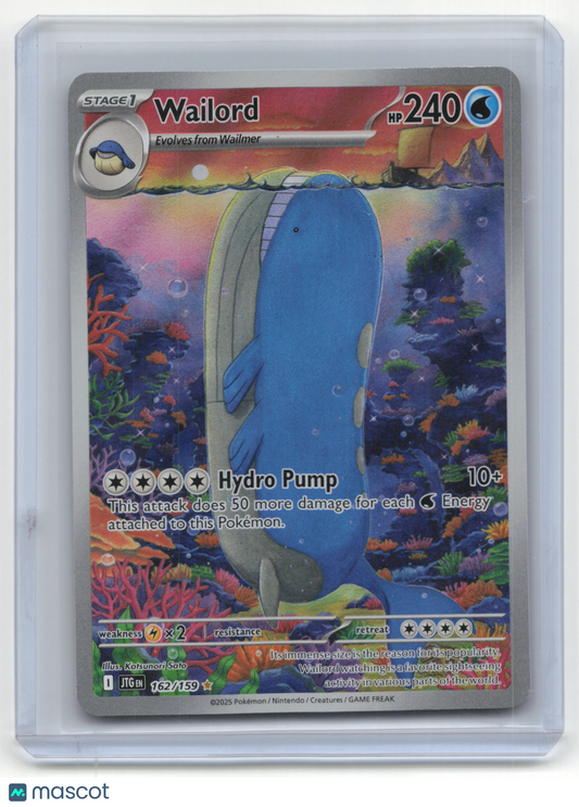 2025 Pokemon TCG Wailord Journey Together #162/159