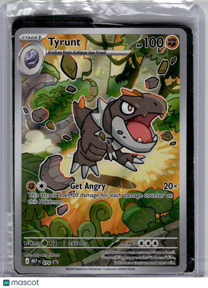 2026 Pokemon—Tyrunt #070 Mega Evolution Promo—Black Star Promo Holo [Sealed]