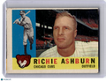 1960 Topps Baseball—Richie Ashburn #305 —Very Good