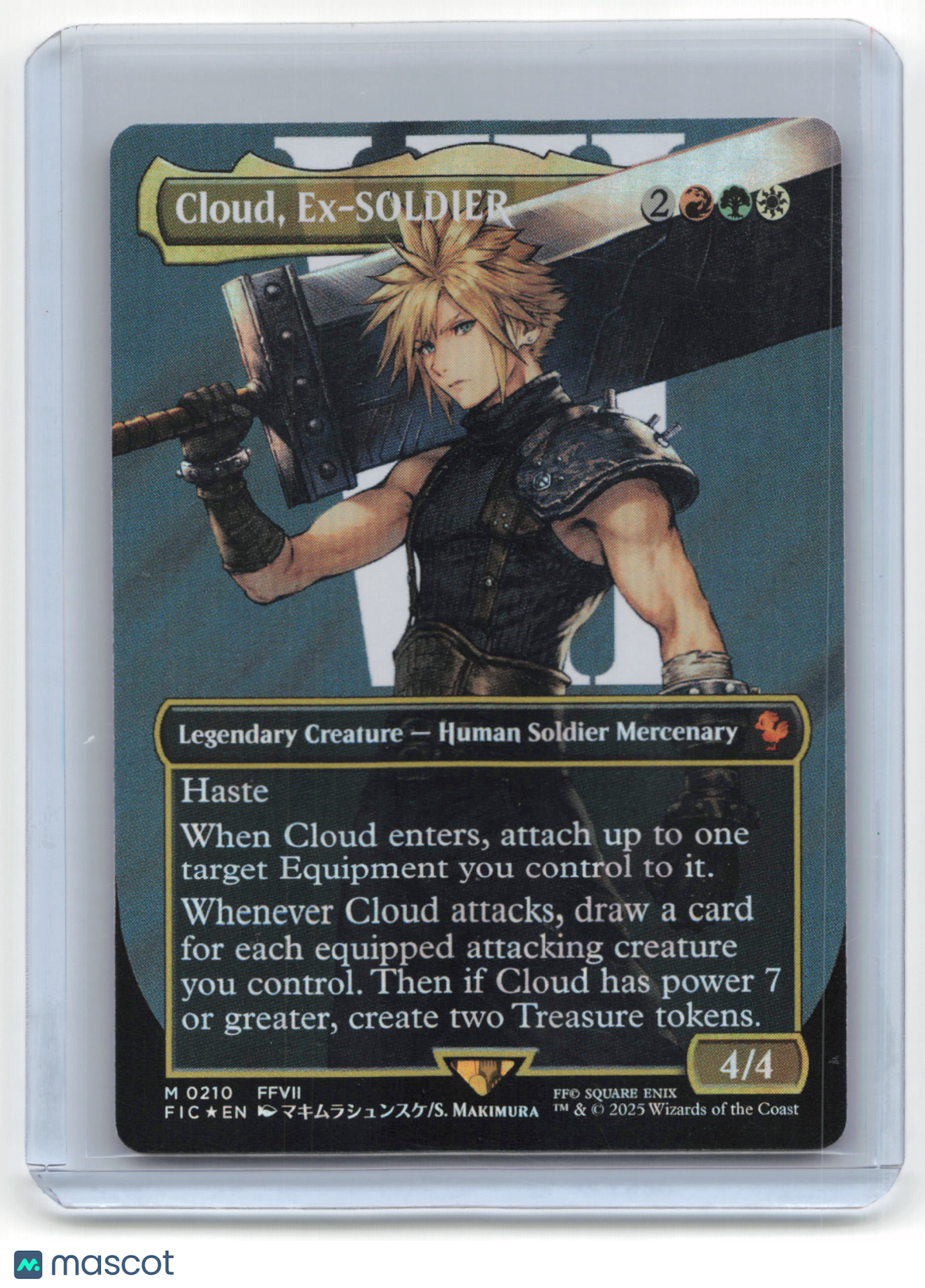 2025 Magic: The Gathering Cloud, Ex-SOLDIER Final Fantasy #0210 Surge Foil