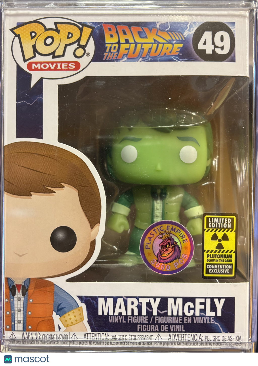 Funko Back to the Future Marty McFly #49 (VG) Convention Excl. GITD