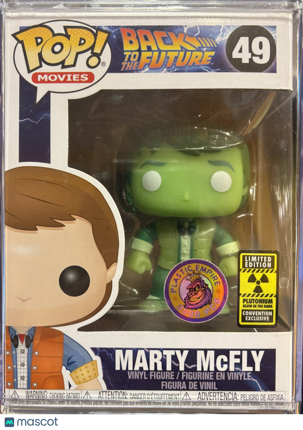 Funko Back to the Future Marty McFly #49 (VG) Convention Excl. GITD