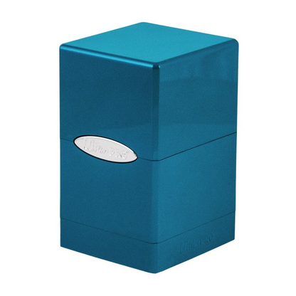 Tower Deck Box Ultra PRO Standard Satin Metallic Teal - Papa Joey's Collectibles