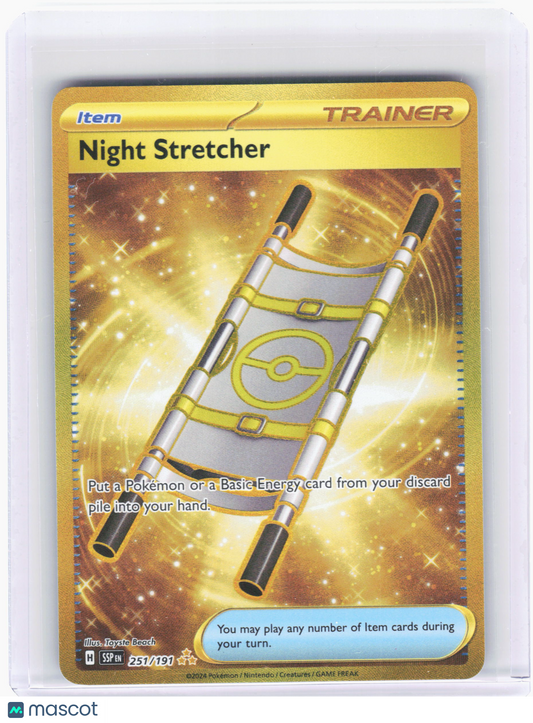 2024 Pokemon—Night Stretcher #251/191 Surging Sparks—Hyper Rare Holo