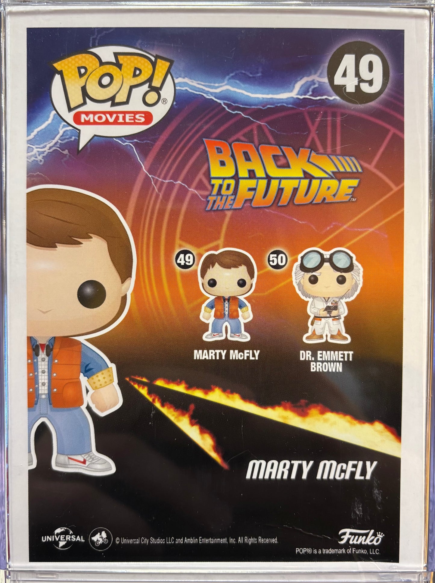 Funko Back to the Future Marty McFly #49 (VG) Convention Excl. GITD