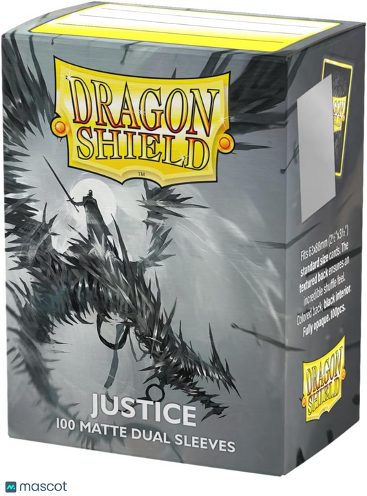 Dragon Shield Standard 20 Pt. Justice Matte Card Sleeves 100 Ct