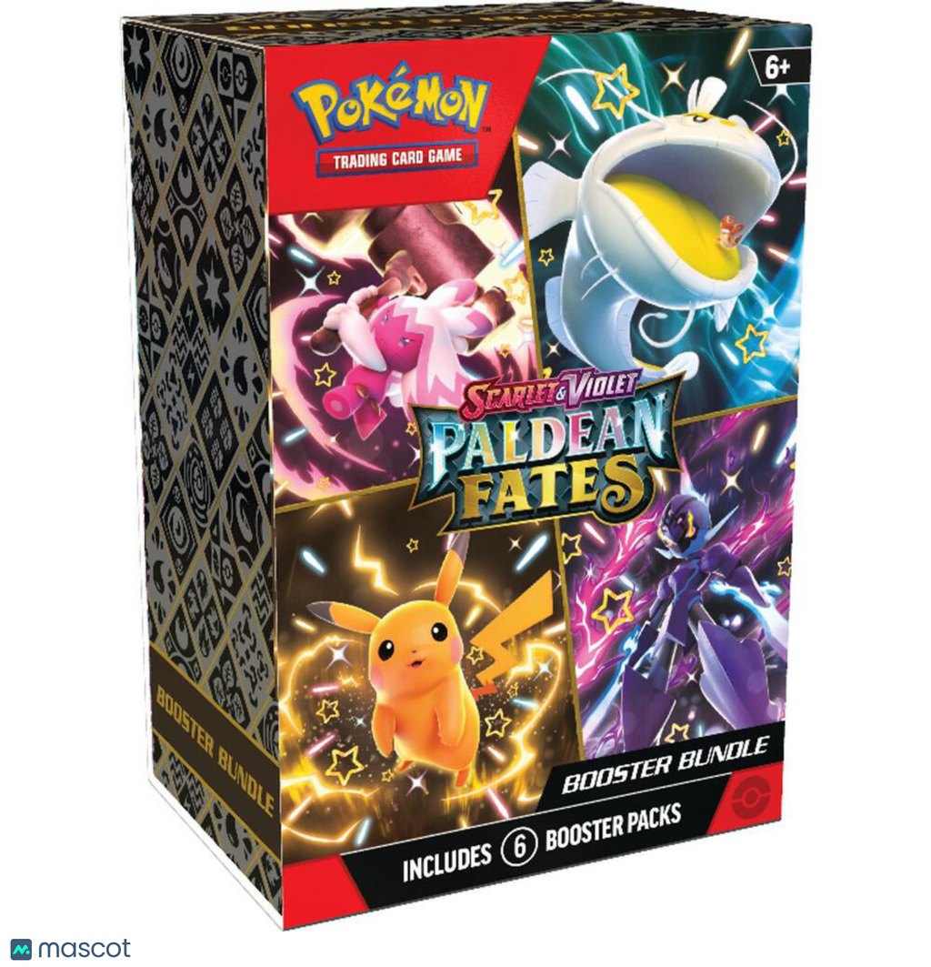 2024 Pokemon Scarlet & Violet Paldean Fates Booster Bundle