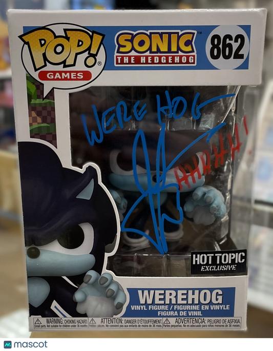 Sonic Werehog #862 Very Good Hot Topic Exclusive *Signed by Jason Griffith*
