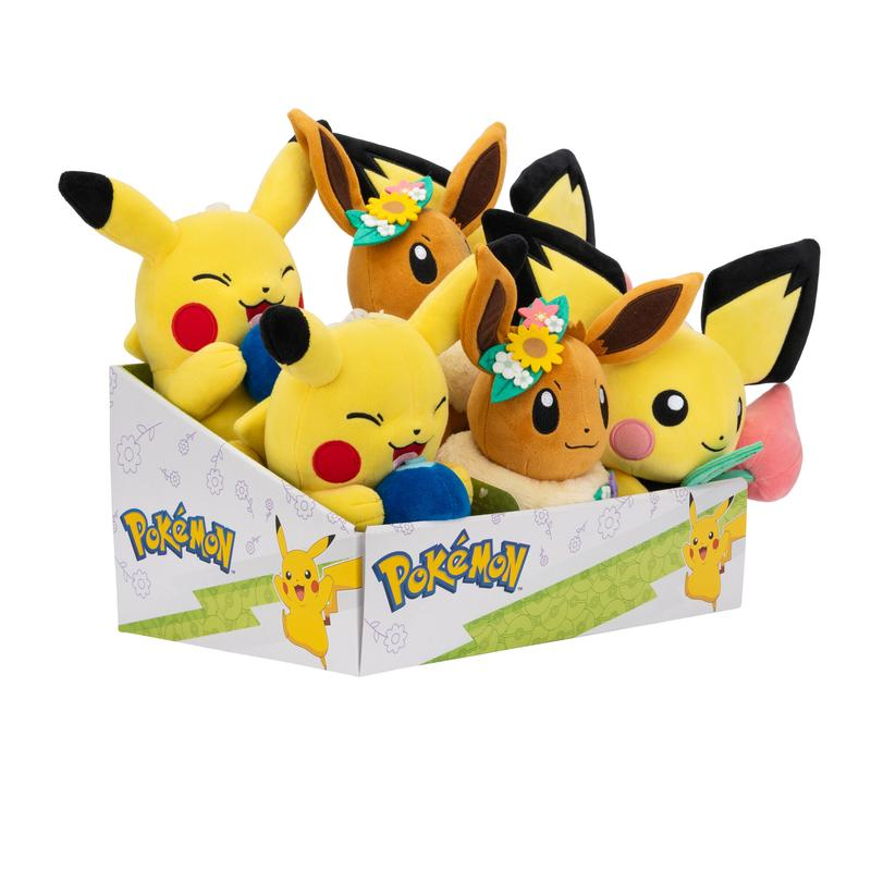 Pokémon 8-Inch Plush Spring Collection