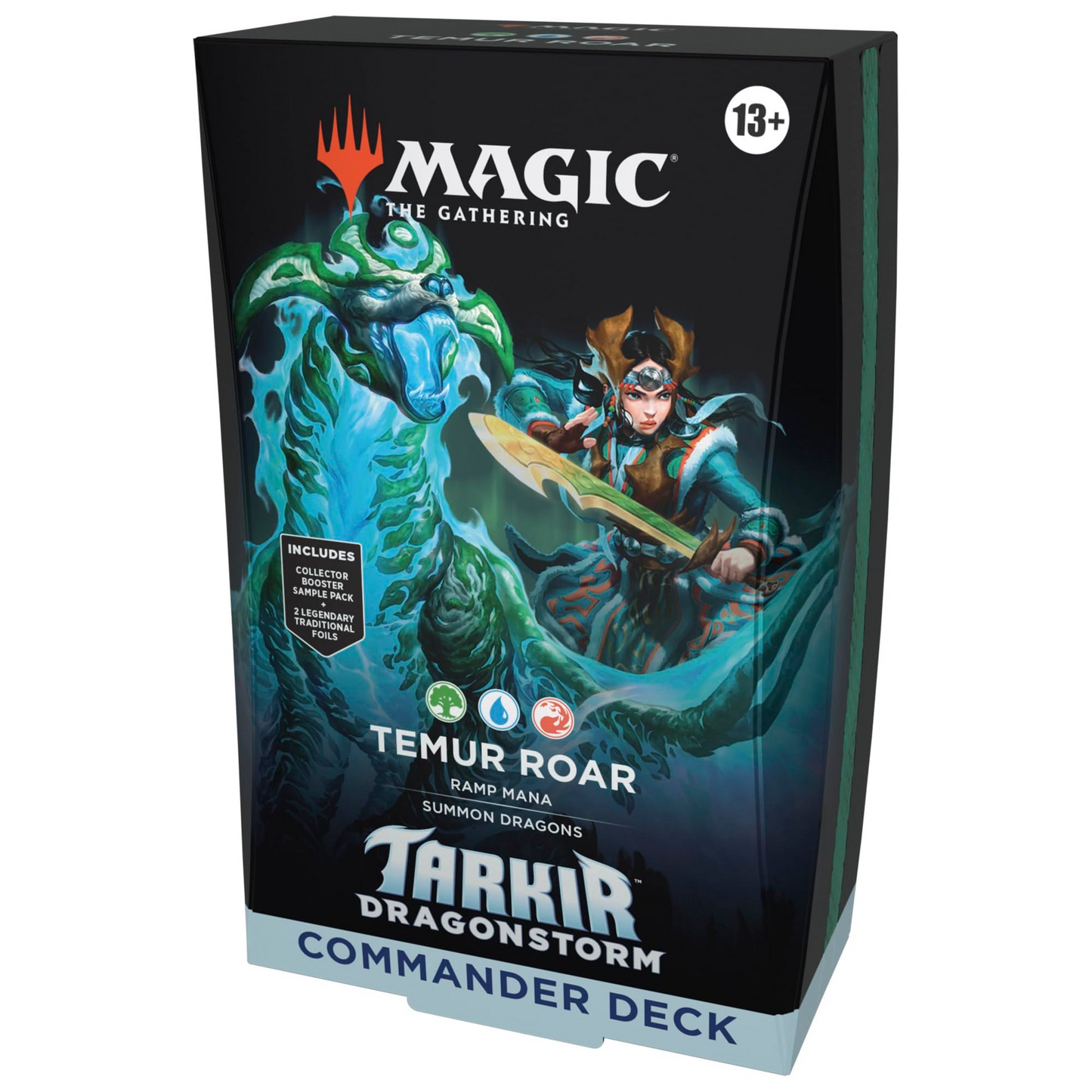2025 Magic: The Gathering Tarkir: Dragonstorm Temur Roar Commander Deck