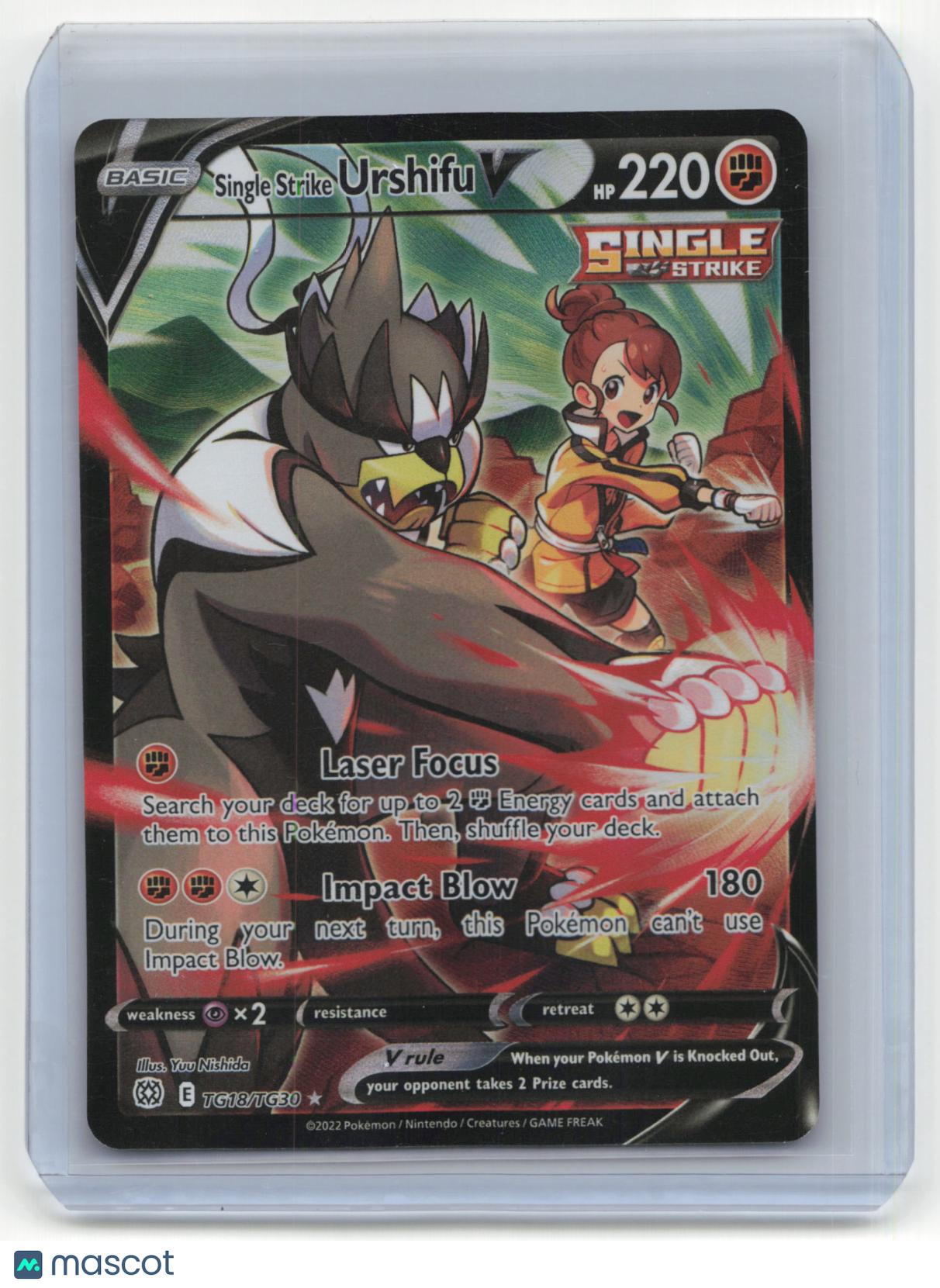 2022 Pokemon TCG Urshifu V Brilliant Stars #TG18/TG30