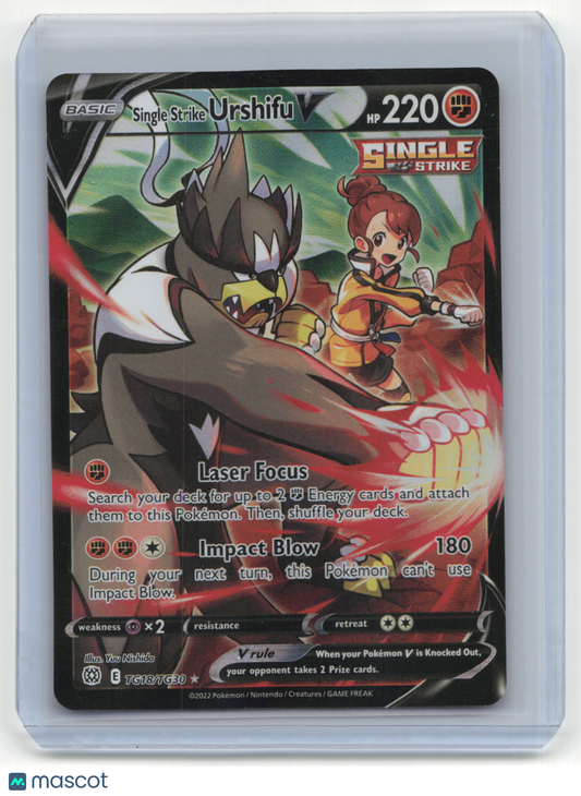 2022 Pokemon TCG Urshifu V Brilliant Stars #TG18/TG30