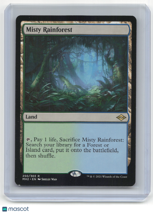 2021 Magic: The Gathering Misty Rainforest Modern Horizons 2 #250/303