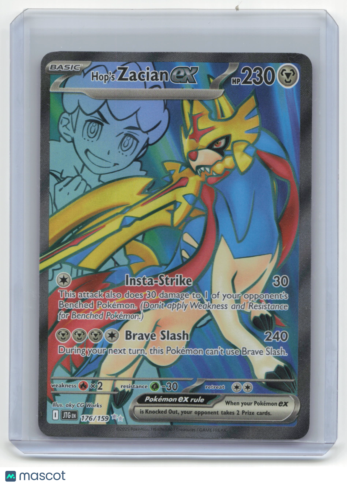 2025 Pokemon Hop's Zacian EX Journey Together #176/159