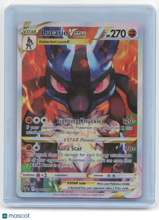 2022 Pokemon TCG Lucario Vstar SWSH Black Star Promos #SWSH291