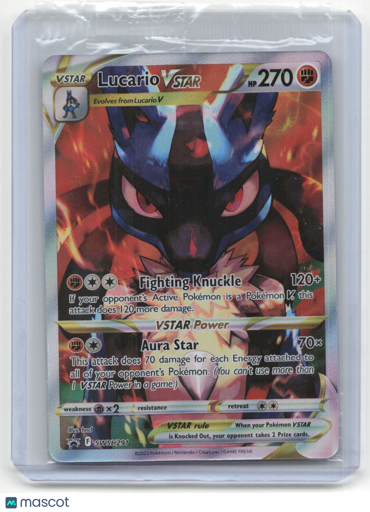 2023 Pokemon TCG Lucario Vstar SWSH Black Star Promos #SWSH291