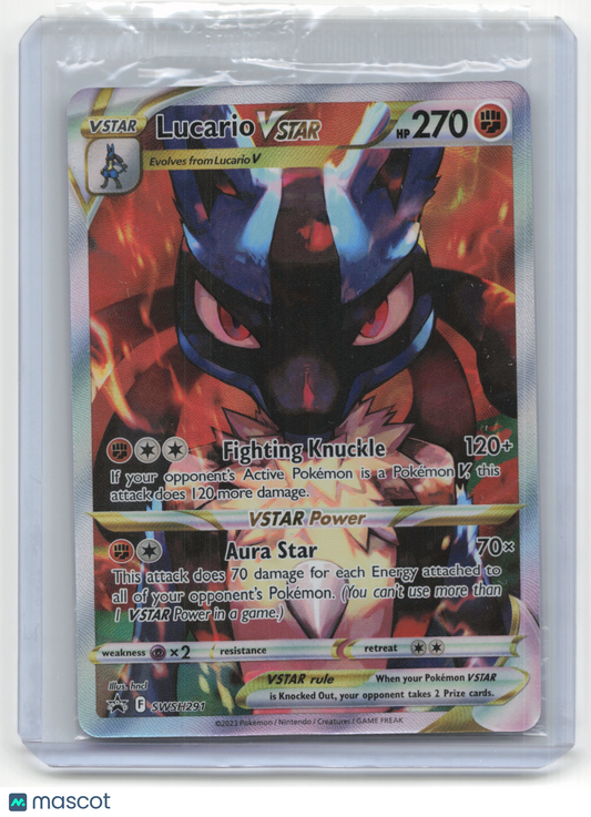 2023 Pokemon TCG Lucario Vstar SWSH Black Star Promos #SWSH291