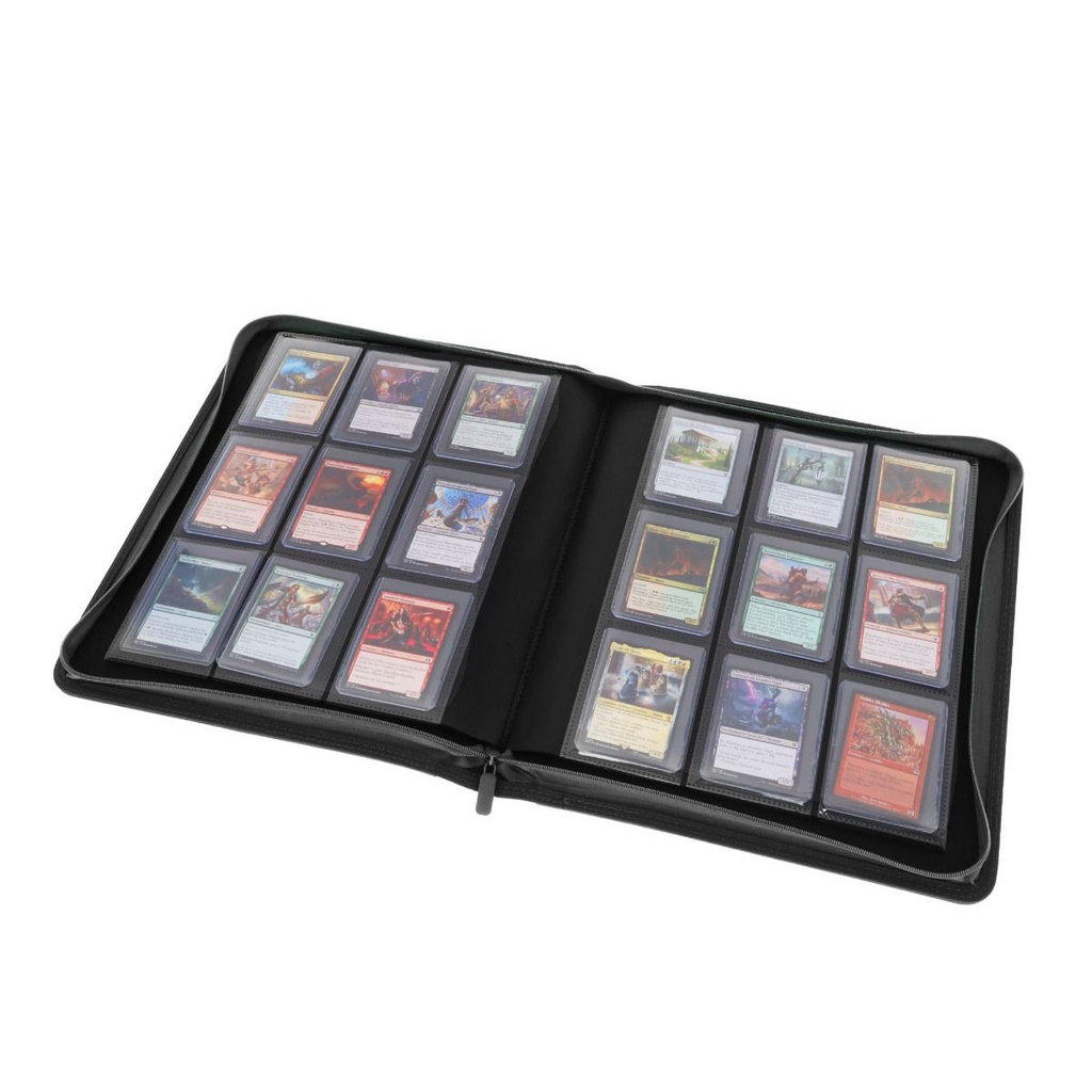 BCW Black 9-Pocket 252-ct. Standard size Z-Folio Toploader Binder