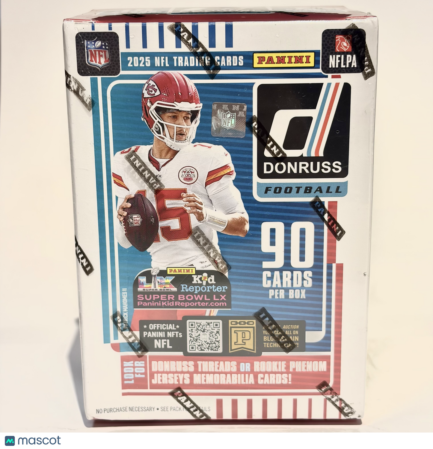 2025 Panini Donruss Football "Red Hot" Retail Exclusive Blaster Box