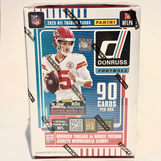 2025 Panini Donruss Football "Red Hot" Retail Exclusive Blaster Box
