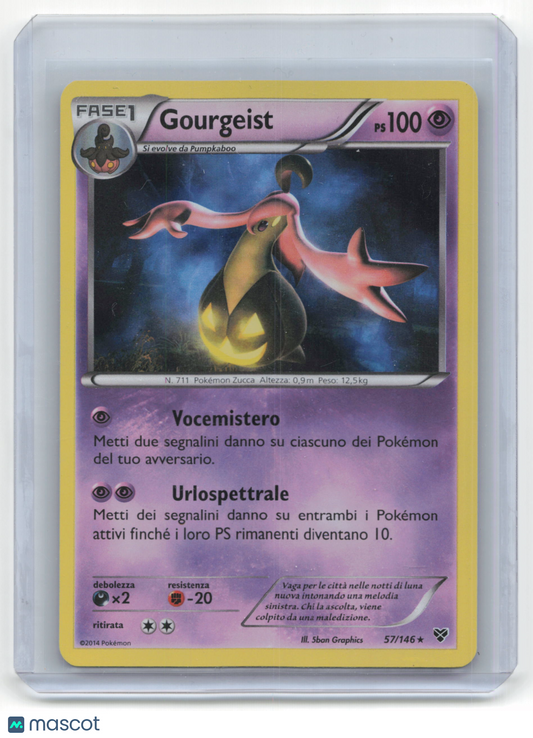 2014 Pokemon TCG Gourgeist XY #57/146 Italian