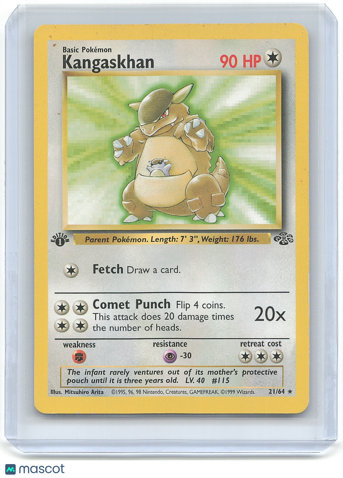 1999 Pokemon Kangaskhan #21/64