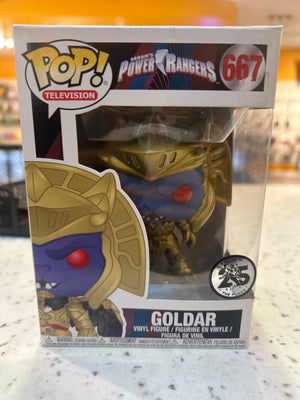 Pop! Television 667 GOLDAR Saban Power Rangers Good