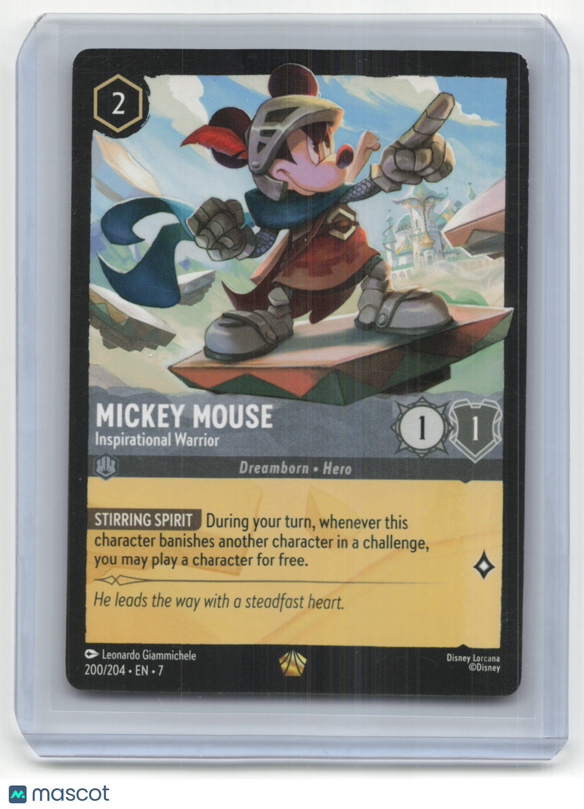 2025 Lorcana Mickey Mouse Archazia's Island #200/204 English