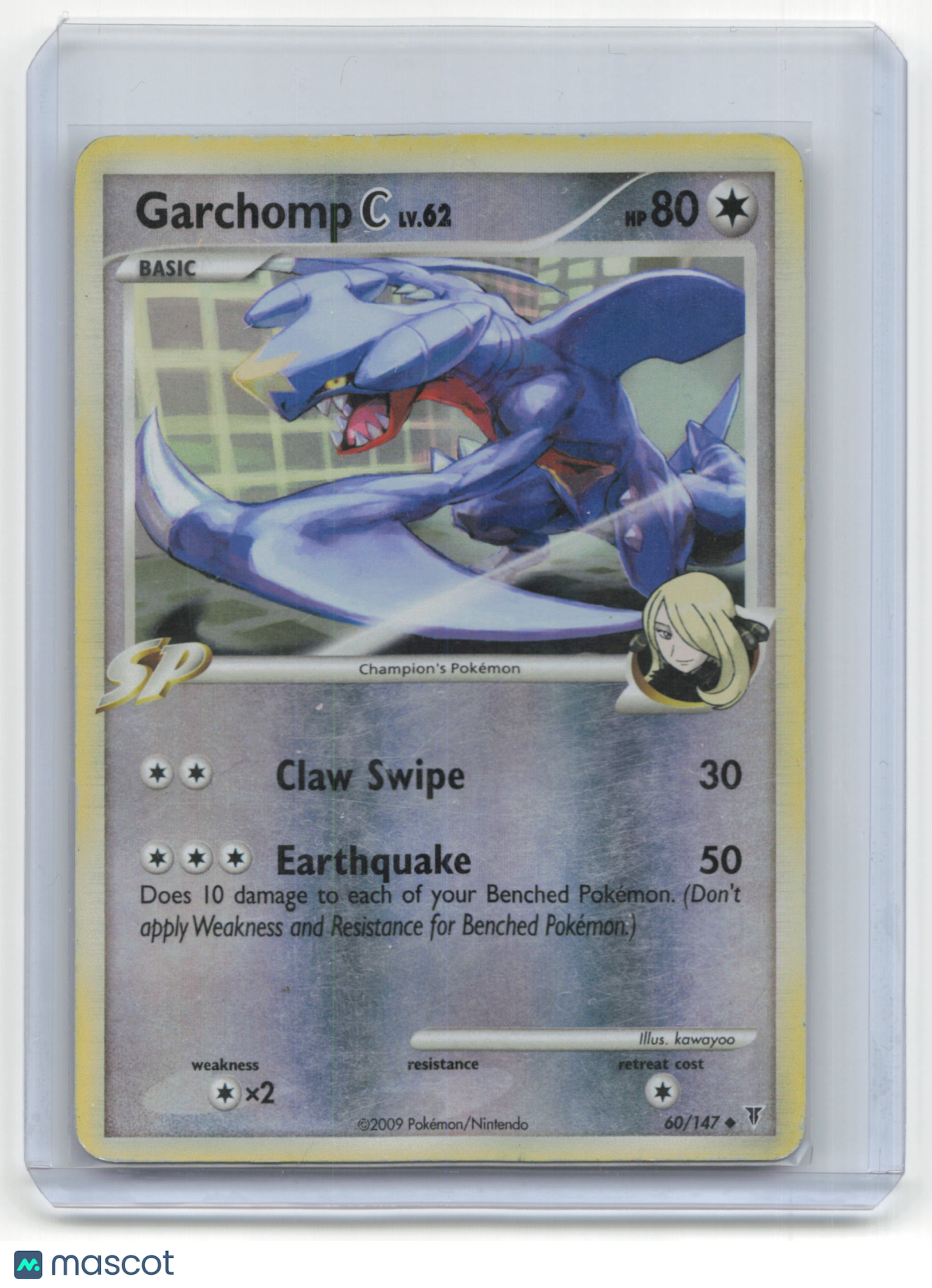 2009 Pokemon TCG Garchomp Supreme Victors #60/147 Heavily Played Holo