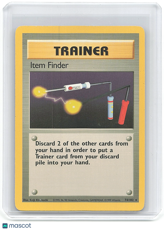 1999 Pokemon Item Finder #74/102 Shadowless