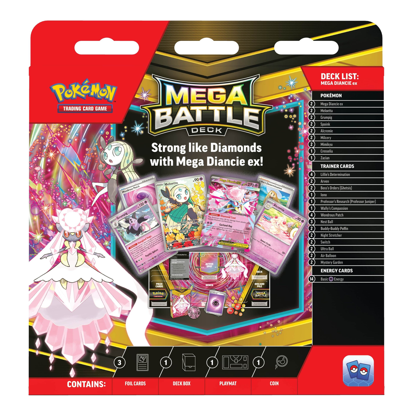 2025 Pokemon Mega Evolution (Mega Diancie ex) Mega Battle Deck