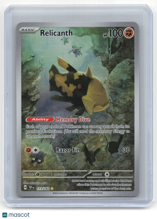 2024 Pokemon TCG Relicanth Temporal Forces #173/162