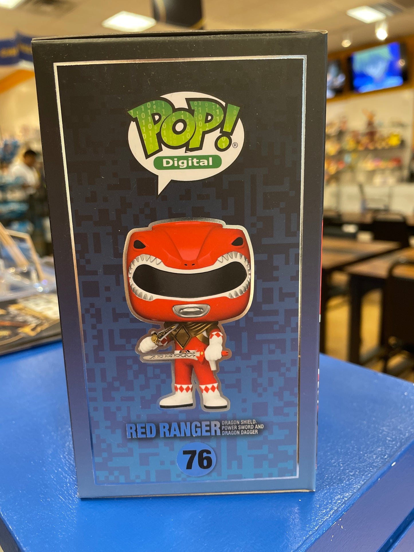 Funko Red Ranger: Dragon Shield, Sword, & Dagger #76 (VG) NFT Release 1875 PCS