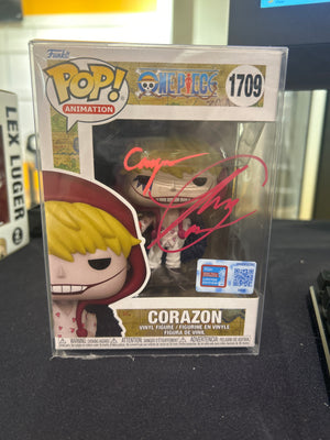 POP! Animation ONE PIECE 1709 CORAZON 2024 Limited Edition Autograph
