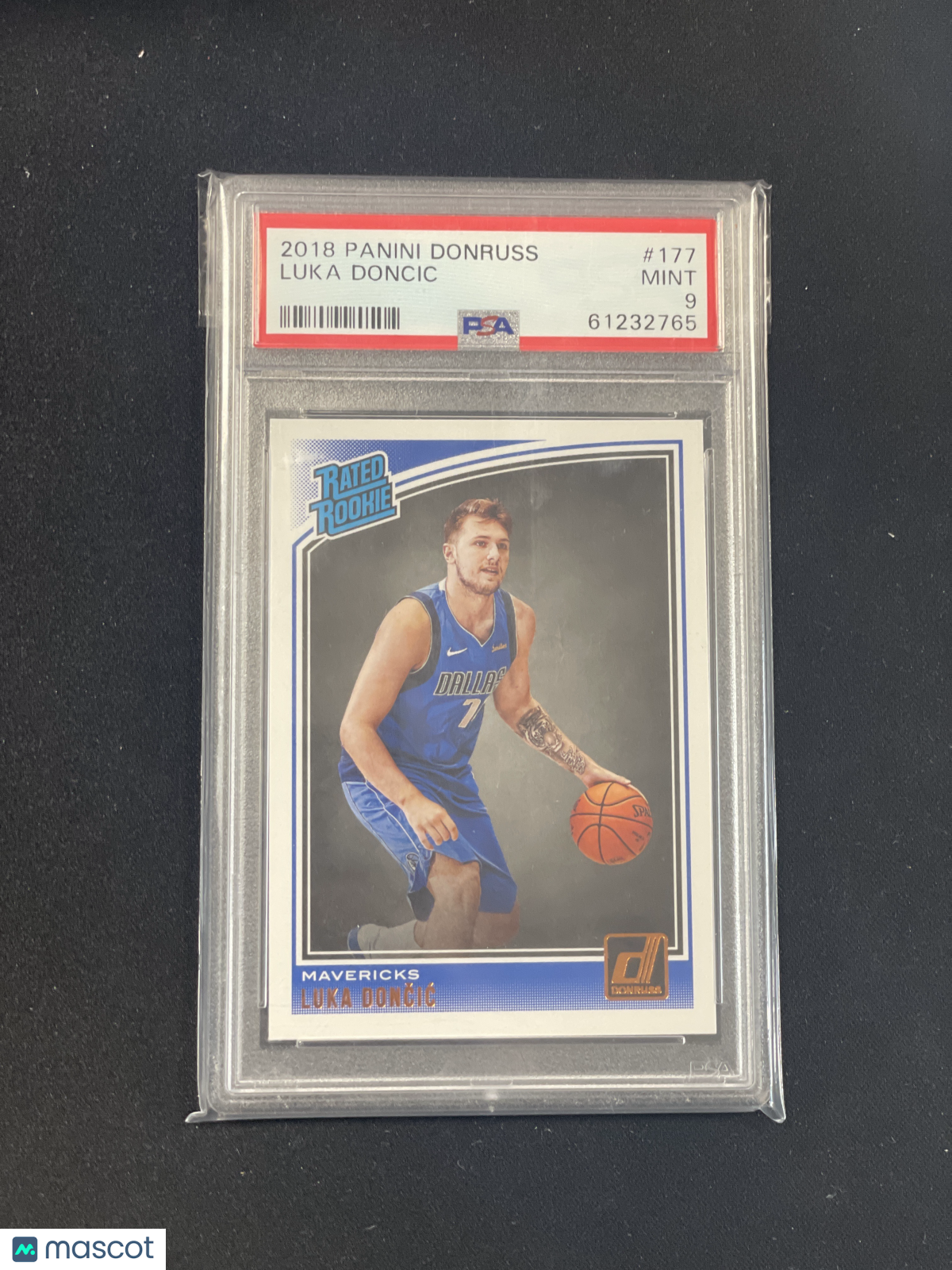 2018 Panini Donruss Basketball Luka Doncic #177 PSA 9