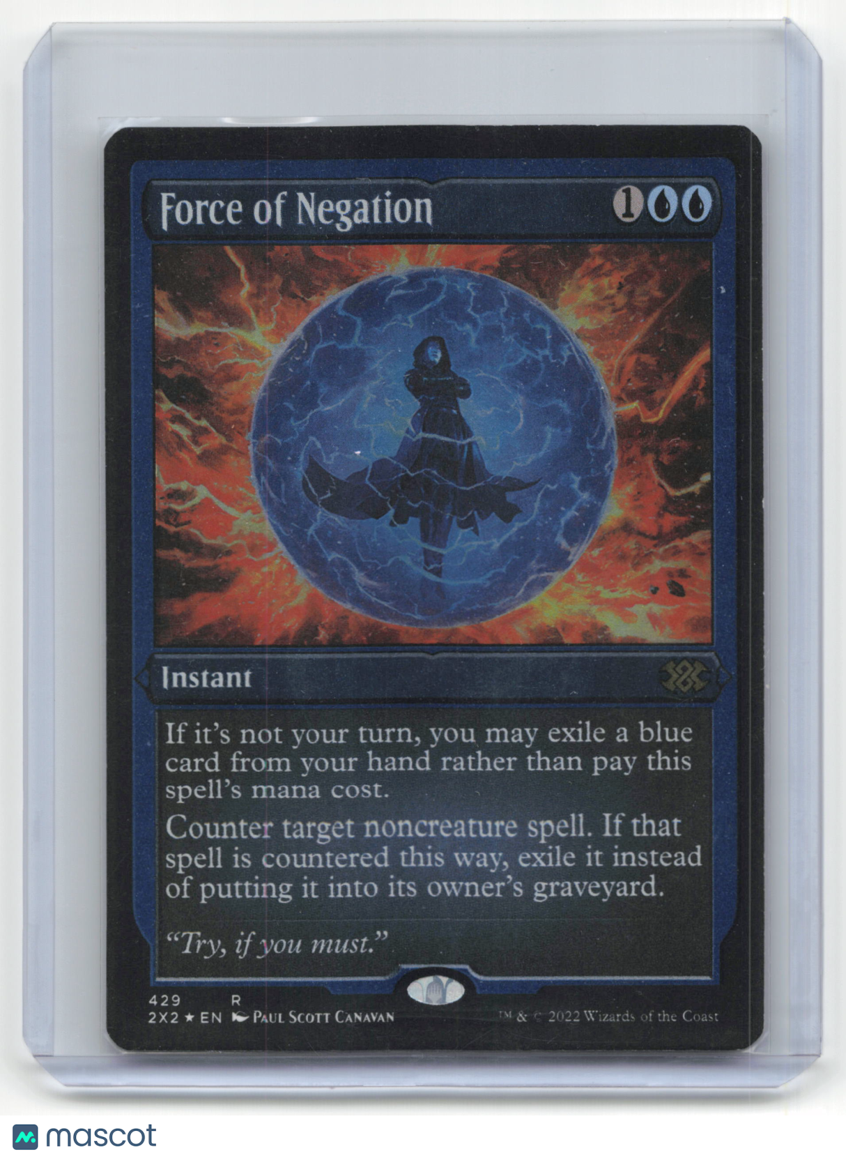 Magic: The Gathering Force of Negation Double Masters 2022 #429 English Foil