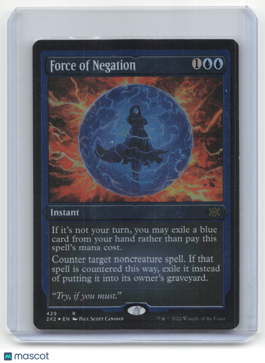 Magic: The Gathering Force of Negation Double Masters 2022 #429 English Foil