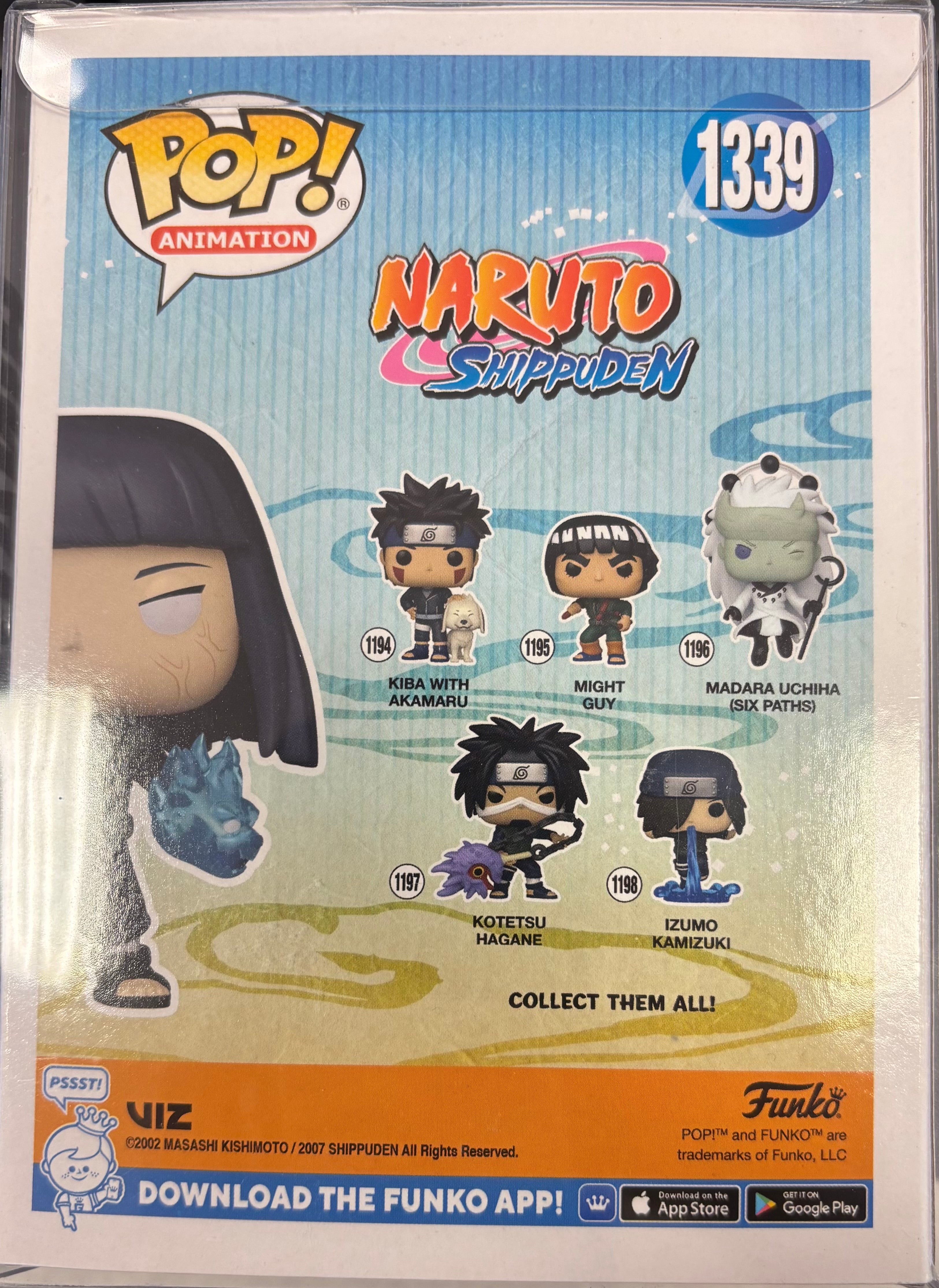 POP! Animation—Naruto Shippuden—Hinata With Twin Lion Fists #1339—(Glow Chase)(Entertainment Earth Exclusive)
