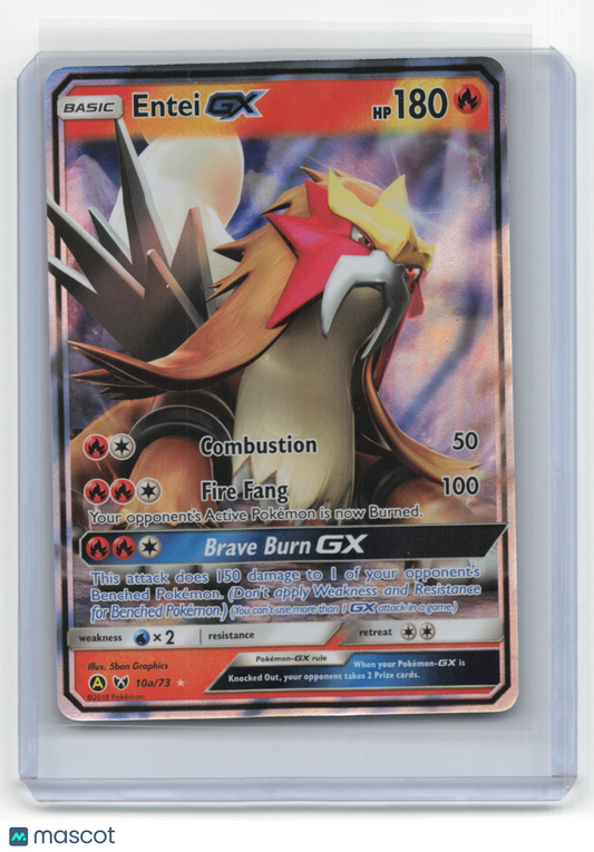2018 Pokemon TCG Entei GX Shining Legends #10a/73