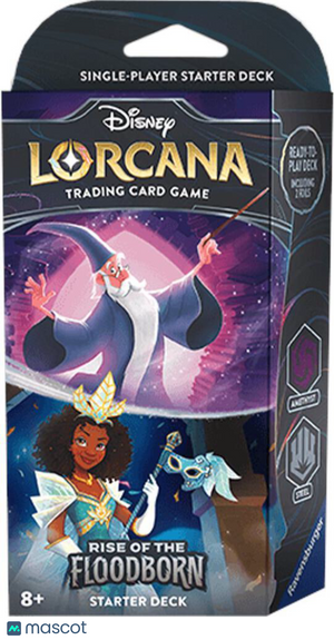 2024 Disney Lorcana TCG Rise of the Floodborn Amethyst & Steel Starter Deck