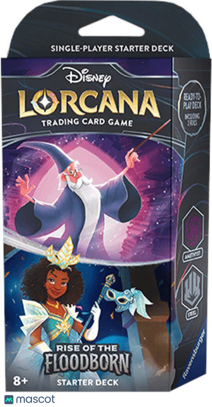 2024 Disney Lorcana TCG Rise of the Floodborn Amethyst & Steel Starter Deck