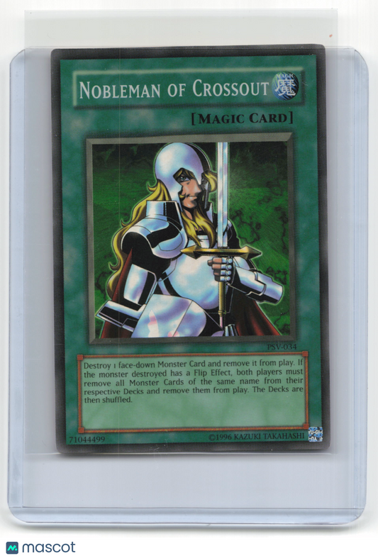2002 Yu-Gi-Oh! Nobleman of Crossout Pharoh's Servant #PSV-034 Super Rare