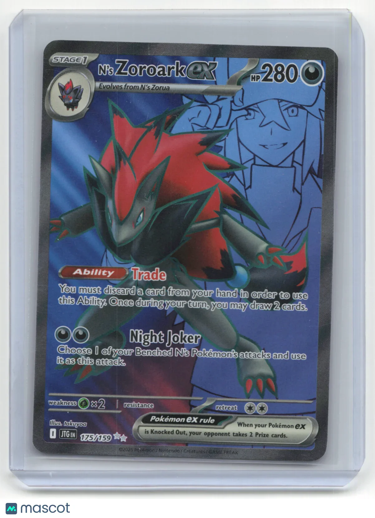 2025 Pokemon TCG N's Zoroark ex Journey Together #175/159 - Papa Joey's Collectibles