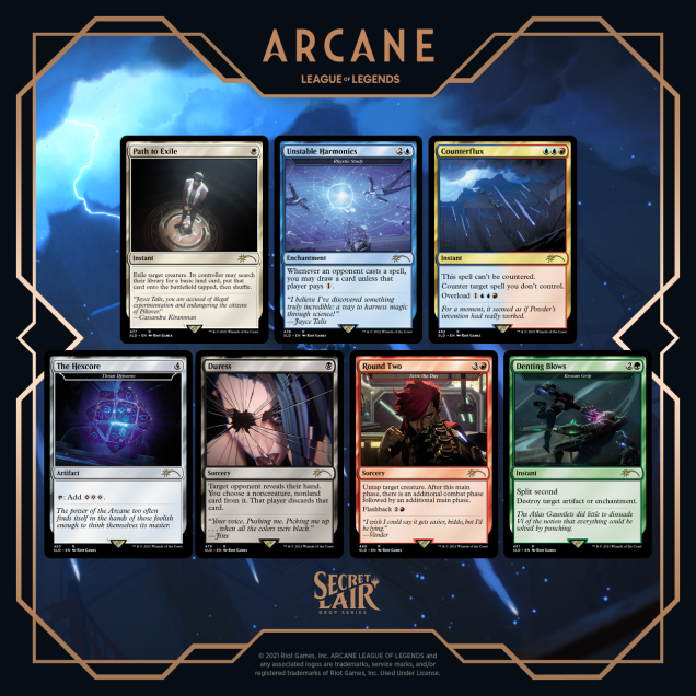 2021 Magic: The Gathering Secret Lair x Arcane (Non-Foil Edition)